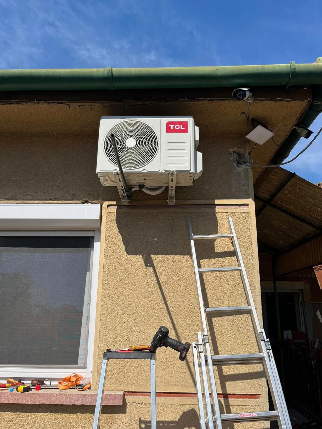 Lépcsőház klíma felszerelése